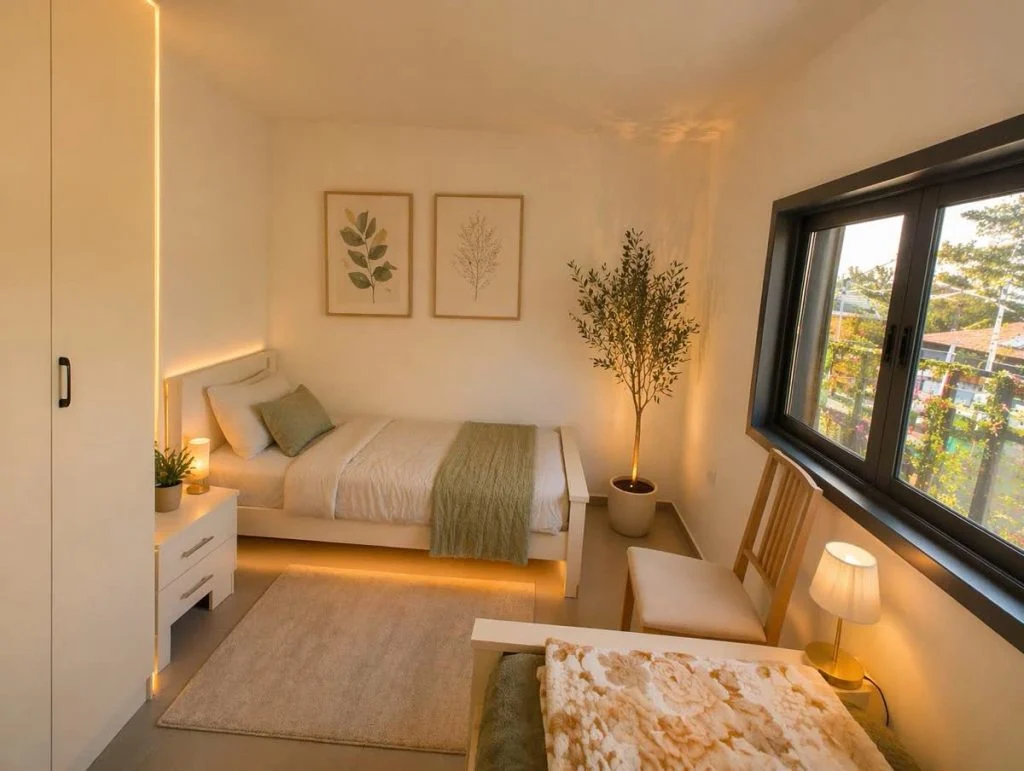 Private room with garden view